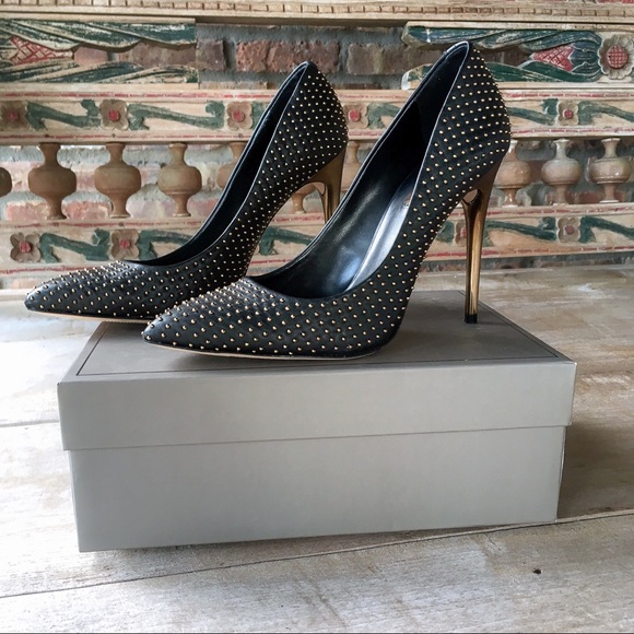 BCBG Max Azria Black Astred Studded Pump - Picture 2 of 8